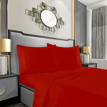 Комплект постельного белья Elegant Comfort Silky-Soft 1800, 4 предмета