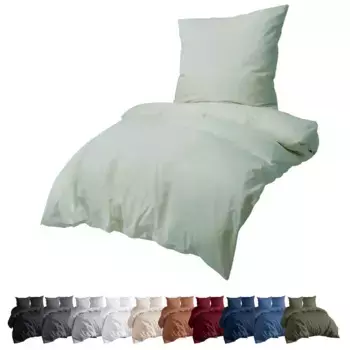 Комплект постельного белья EllaTex, зеленый