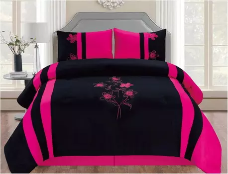 Комплект постельного белья Empire Home King PInk Iris, 8 предметов