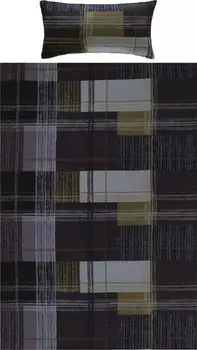 Комплект постельного белья Erwin Mller 206615 2-teilig, 135x1x200 см, антрацитовый