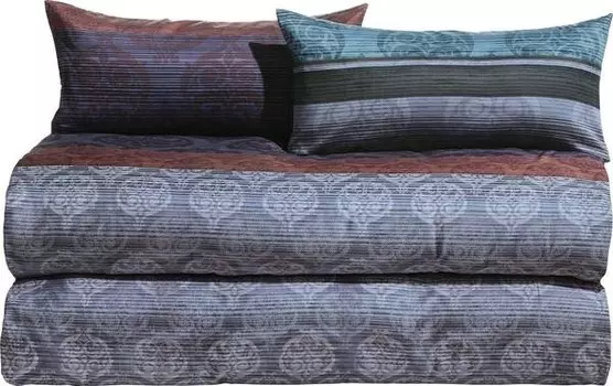 Комплект постельного белья Erwin Mller Sparpaket 4 шт. 166061, 135x1x200 см цвет blau-braun-violett