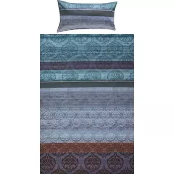 Комплект постельного белья Erwin Mller Sparpaket 4 шт. 166061, 155x1x200 см цвет blau-braun-violett