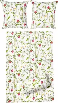 Комплект постельного белья Erwin Mller 154037 2-teilig, 135x1x200 см цвет rot-grn-wei