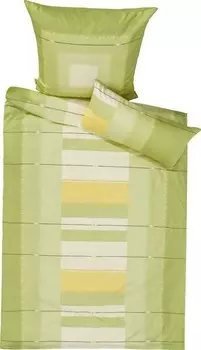 Комплект постельного белья Erwin Mller 200014 2-teilig, 155x1x200 см цвет grn-gelb