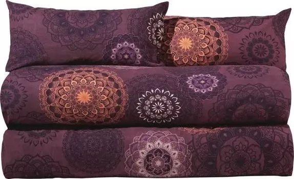Комплект постельного белья Erwin Mller Sparpaket 4 шт. 204549, 135x1x200 см цвет aubergine