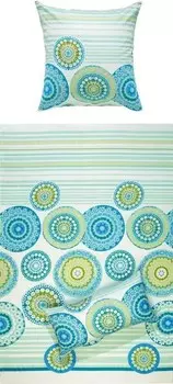 Комплект постельного белья Erwin Mller 200595 2-teilig, 155x1x220 см цвет blau-trkis