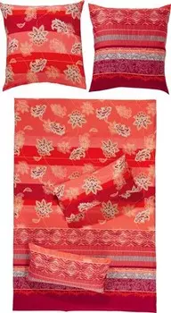 Комплект постельного белья Erwin Mller 165851 2-teilig, 155x1x200 см, красный