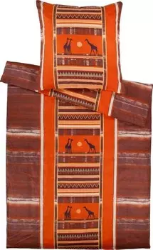 Комплект постельного белья Erwin Mller 27148 2-teilig, 135x1x200 см, оранжевый