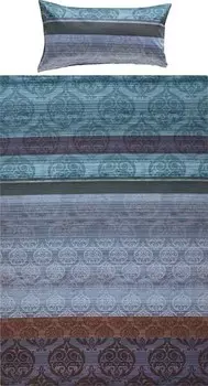 Комплект постельного белья Erwin Mller 166058 2-teilig, 135x1x200 см цвет blau-braun-violett