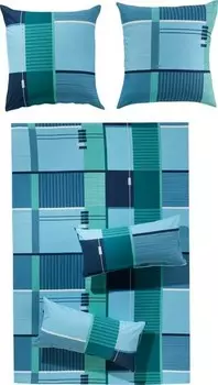 Комплект постельного белья Erwin Mller 162401 2-teilig, 135x1x200 см цвет blau-trkis