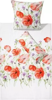 Комплект постельного белья Erwin Mller 128486 2-teilig, 135x1x220 см цвет orange-wei