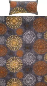 Комплект постельного белья Erwin Mller 165861 2-teilig, 135x1x200 см цвет anthrazit-gelb