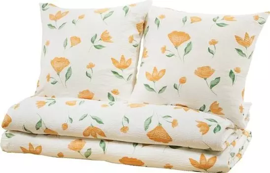 Комплект постельного белья Erwin Mller Sparpaket 4 шт. 159140, 155x1x200 см цвет gelb-grn-wei