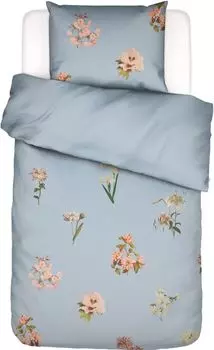 Комплект постельного белья Essenza сатиновый Annebella цвет Дзен синий размер 200х200+2х80х80