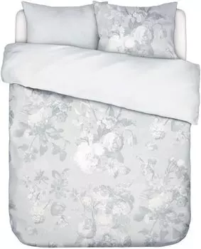 Комплект постельного белья Essenza сатиновый Floor color Illusion Blue размер 155x220+80x80