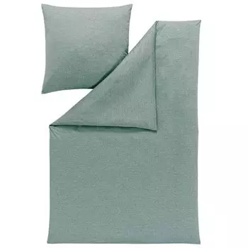 Комплект постельного белья Estella Atelier Mako интерлок трикотаж TAKOMA цвет мятный размер 155х200+80х80 см