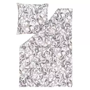 Комплект постельного белья ESTELLA Atelier Mako из джерси интерлок IMOGEN цвет серебро размер 135х200+80х80 см