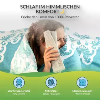 Комплект постельного белья Etrea Himmlische Qualitt, бирюзовый