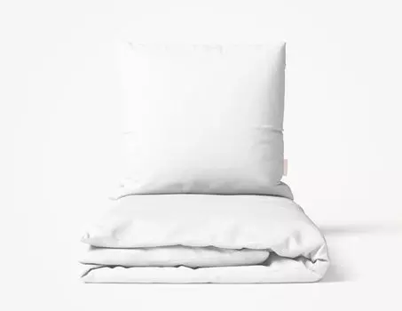 Комплект постельного белья Фабрика прачечной MOMM цвет опал белый размер 140х200+70х90 MOMM Wschefabrik