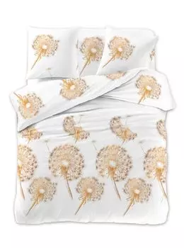 Комплект постельного белья FEBE одуванчик, пододеяльник 135х200 + наволочка, 2 шт., на молнии