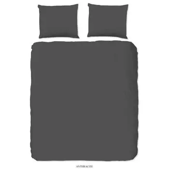 Комплект постельного белья Good Morning однотонный 200х200/220 см антрацит