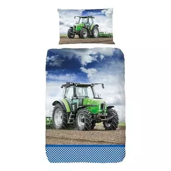 Комплект постельного белья Good morning Strong, 140x200x1 см цвет grn/blau