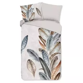 Комплект постельного белья Good morning Eina, 140x240x1 см цвет beige/grau