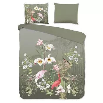 Комплект постельного белья Good morning Lesli, 200x240x1 см цвет olivgrn
