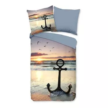 Комплект постельного белья Good morning Mar, 135x2x200 см, синий