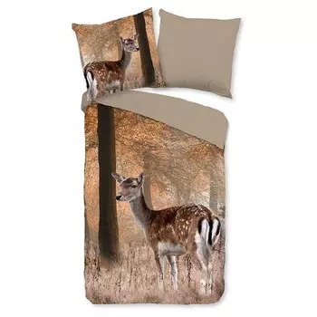 Комплект постельного белья Good morning Gavin, 155x220x1 см, коричневый