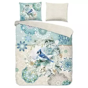 Комплект постельного белья HIP Camunda, 140x240x1 см цвет beige/hellgrn