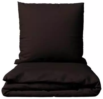 Комплект постельного белья хлопок коричневый Renforce 200х220 см 100% хлопок на молнии однотонный leonado vicenti