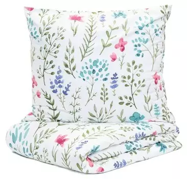 Комплект постельного белья Homlando B2 BREEZE, 200x2x220 см, белый