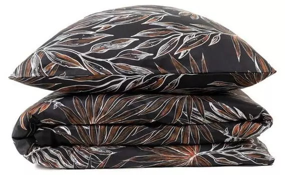 Комплект постельного белья Homlando CHELLO, 160x2x200 см, темно-синий