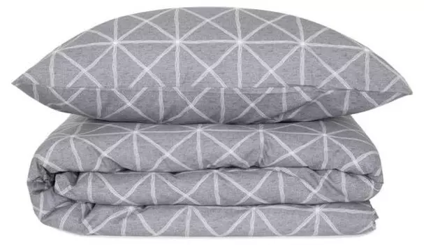 Комплект постельного белья Homlando FELIX GREY, 220x2x200 см, серый