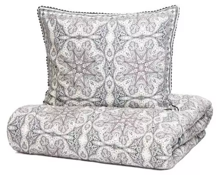 Комплект постельного белья Homlando SCARLA, 160x2x200 см, синий