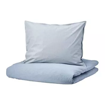 Комплект постельного белья Ikea Blavinda, 2 предмета, 140x200/80x80, голубой