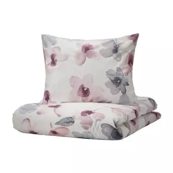 Комплект постельного белья Ikea Lappnycklar 150x200/50x60, 2 предмета, белый/разноцветный