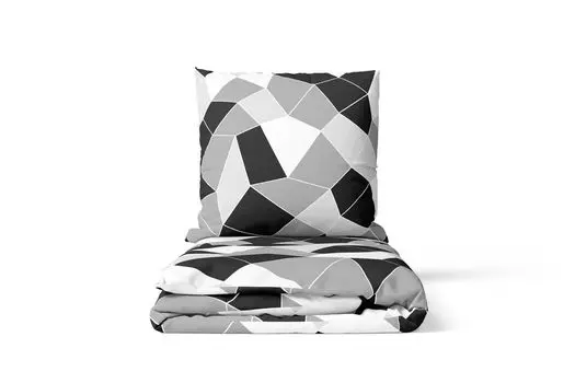 Комплект постельного белья из 2-х предметов Мозаика 155х220 + 80х80 см на молнии YKK Комплект Геометрическая Мозаика Mskaan