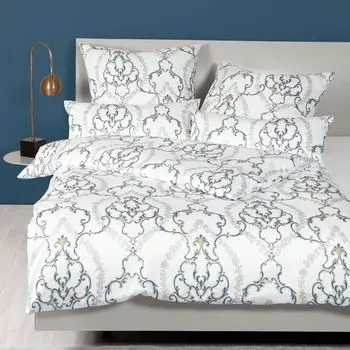 Комплект постельного белья из джерси интерлок Janine Design CARMEN S 55058 цвет Empire Blue-02 размер 135х200+80х80см Original Janine