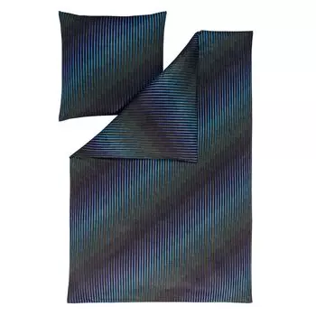 Комплект постельного белья из джерси интерлок ESTELLA Atelier Mako TARIUS цвет темно-синий размер 135х200+80х80 см