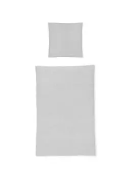 Комплект постельного белья из хлопка Easy 8361 Pete irisette, цвет Gesamt Breite Silber