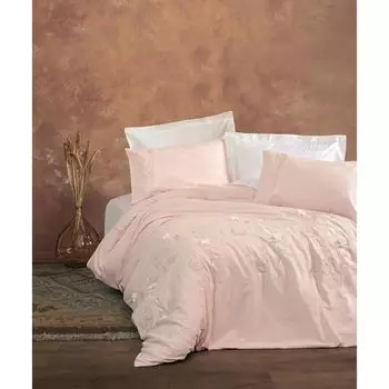 Комплект постельного белья из хлопка с 3D-вышивкой Lesley Pudra