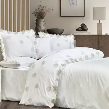 Комплект постельного белья из кружева, хлопка, атласа и жаккарда - Defne