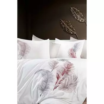 Комплект постельного белья из кружева, хлопка и атласа — Iz Cream