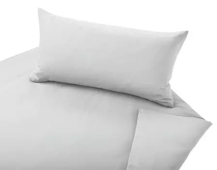 Комплект постельного белья из органического сатина Cotonea Classic Color Moonstone I947 Размер 135x200 + 80x80 см