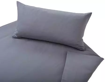 Комплект постельного белья из органического сатина Cotonea Classic Color Platinum I943 Размер 155x220 + 80x80 см