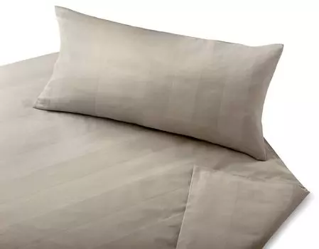 Комплект постельного белья из органического сатина Cotonea Superbe цвет песочный i825 размер 135х200+40х80 см