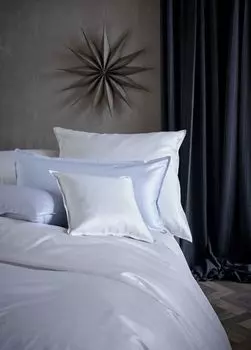 Комплект постельного белья из парчи и сатина Curt Bauer Mako дизайн 9033 BENTE цвет тени-238 размер 135х200+40х80 см