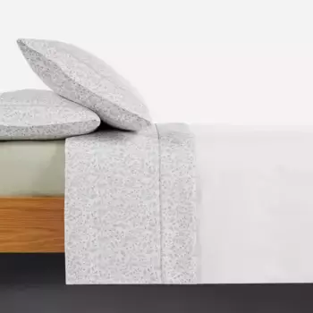 Комплект постельного белья из поликоттона Auguste Basics El Corte Ingls, зеленый